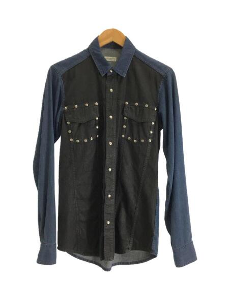 DRIES VAN NOTEN(ドリスヴァンノッテン) / スタッズペイント切替長袖 