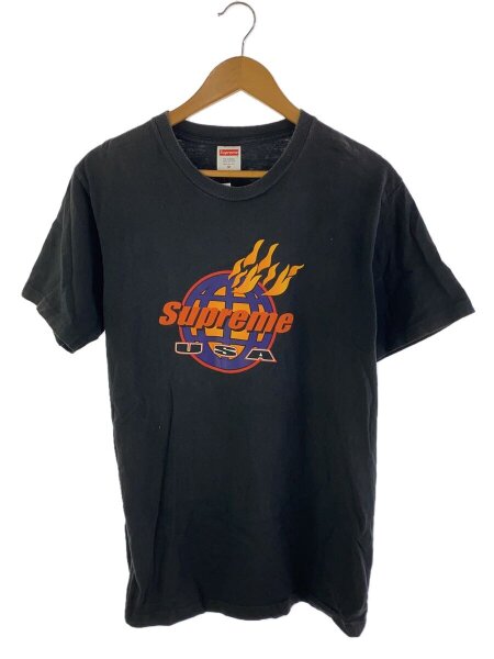 Supreme(シュプリーム) / 17AW/Fire Tee/M/コットン/ブラック | 古着の 