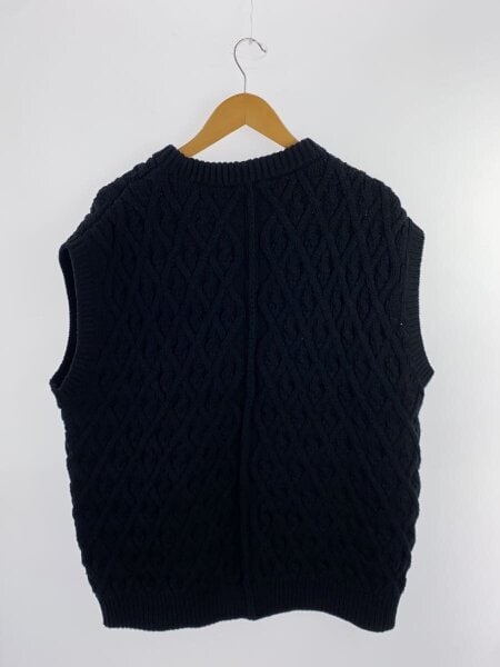 AURALEE / HARD TWIST MERINO ARAN KNIT VEST/1/ウール/BLK/A9AV04FM AURALEE(オーラリー) / HARD TWIST MERINO ARAN KNIT VEST/1/ウール
