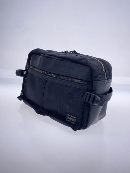 PORTER(ポーター) / HEAT/WAIST BAG/ウエストバッグ/ナイロン/BLK/703 PORTER(ポーター) / HEAT/WAIST BAG/ウエストバッグ/ナイロン/BLK/703