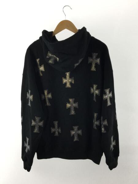 UNKNOWN LONDON(アンノウンロンドン) / ジップパーカー/L/コットン/BLK 