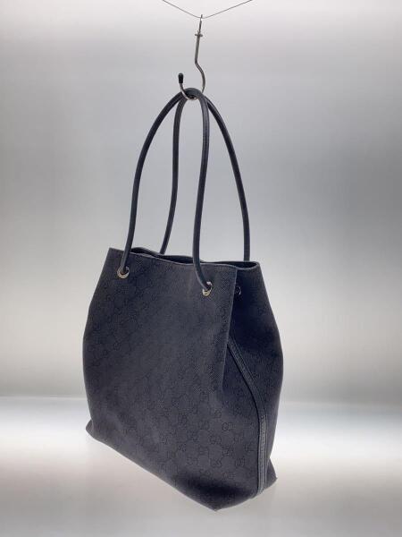 GUCCI(グッチ) / トートバッグ_GGキャンバス/レザー/BLK/モノグラム 
