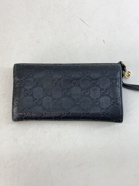 GUCCI(グッチ) / 長財布_ブリー_グッチシマ/レザー/BLK/レディース 