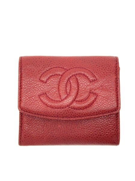 CHANEL(シャネル) / コインケース/レザー/RED/レディース// | 中古品の 