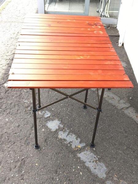 コールマン ガーデンウッドロールテーブル6 廃盤希少】コールマン