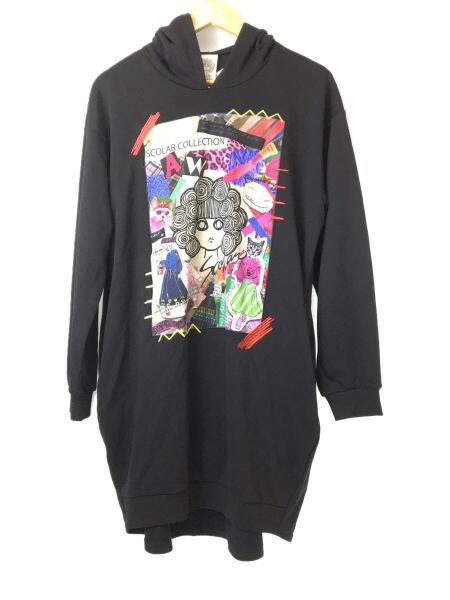 ScoLar(スカラー) / パーカー/M/コットン/BLK/総柄 | 古着の販売・通販 