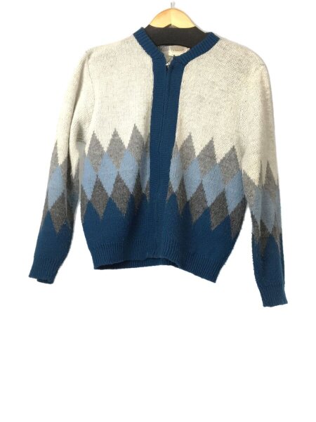 60s BRENT ジップニットカーディガン BRENT(ブレント) / 60s/Acrylic Knit Cardigan/ジップカーディガン/38