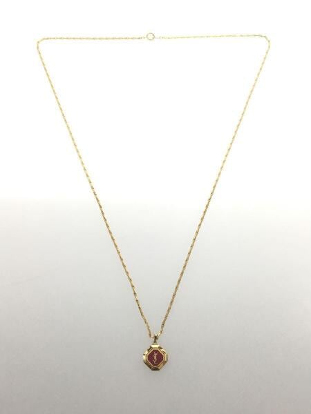 YVES SAINT LAURENT(イヴサンローラン) / オクタゴンロゴネックレス 