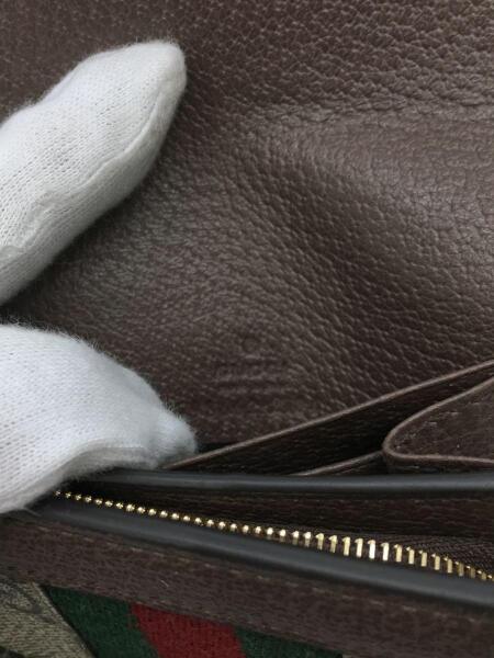 GUCCI(グッチ) / 2つ折り財布/--/BRW/モノグラム/レディース/598662