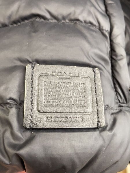 COACH(コーチ) / リバーシブルダウンジャケット/--/ナイロン/BLK