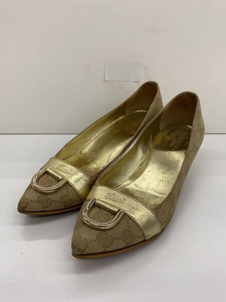 GUCCI / パンプス/35.5/BEG/213208 GUCCI(グッチ) / パンプス/35.5/BEG/213208 | 中古品の販売・通販なら