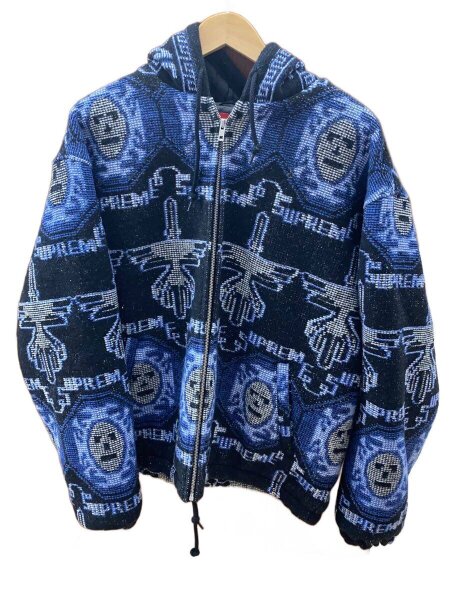 Supreme(シュプリーム) / 22AW Woven hooded/ジャケット/L/ウール 