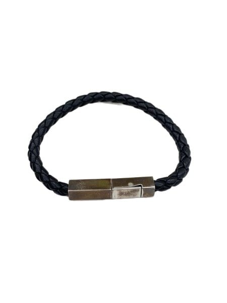 BOTTEGA VENETA(ボッテガヴェネタ) / ブレスレット/SV925/BLK/メンズ 