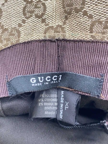 GUCCI(グッチ) / GGキャンバス/シェリーライン/バケットハット/XL