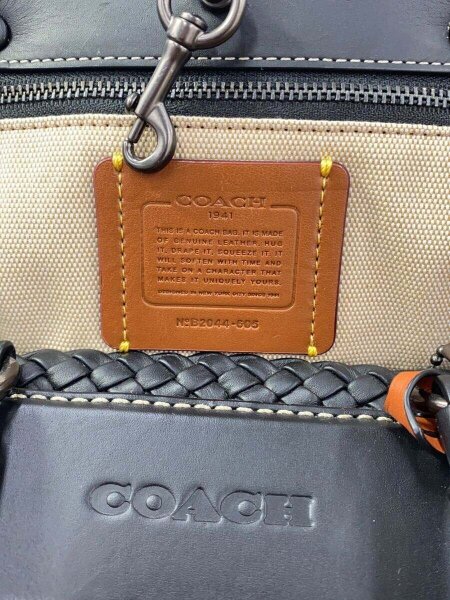 COACH(コーチ) / ハンドバッグ/レザー/BLK/チェック/1941 | 中古品の