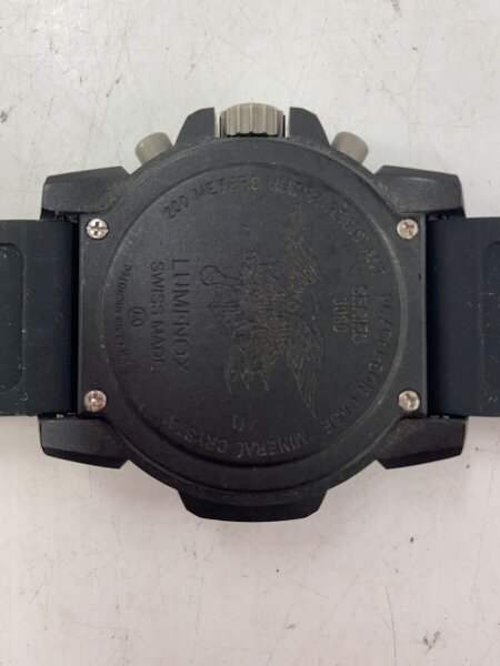 LUMINOX(ルミノックス) / クォーツ腕時計/アナログ/ラバー/BLK/BLK