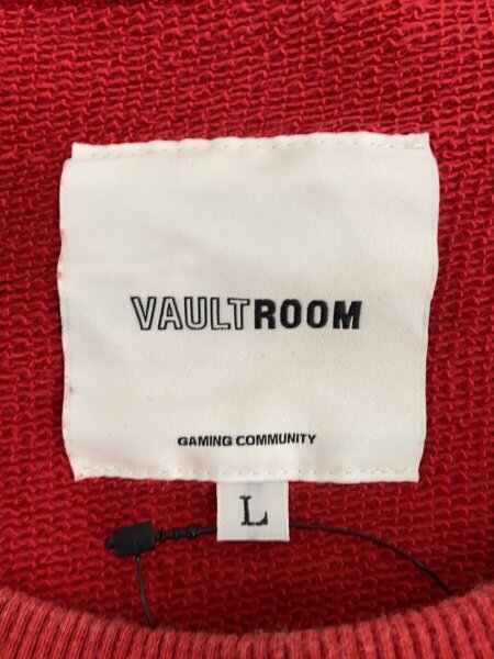 vaultroom(ボルトルーム) / スウェット/L/コットン/RED/GAME CRASH 