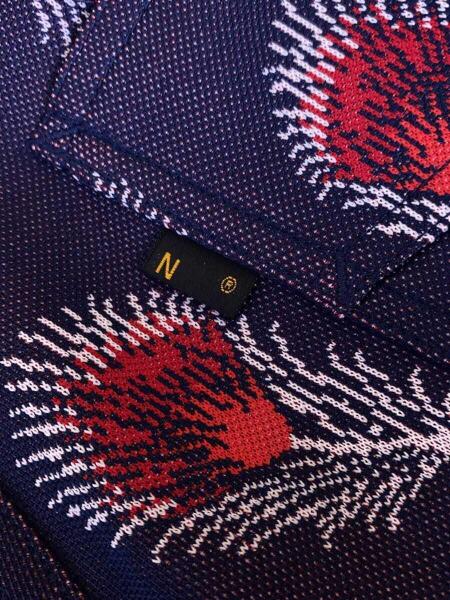 Needles / ボトム/S/ポリエステル/NVY/総柄/NS241 Needles(ニードルズ) / ボトム/S/ポリエステル/NVY/総柄/NS241 | 古着