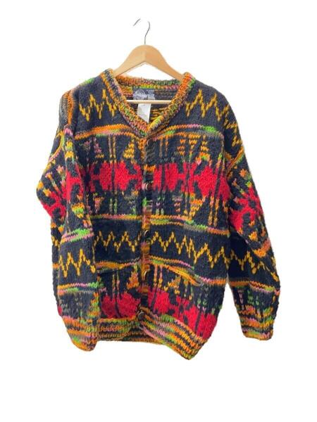 artesania(アルテサニア) / カーディガン(厚手)/M/ウール/マルチカラー  