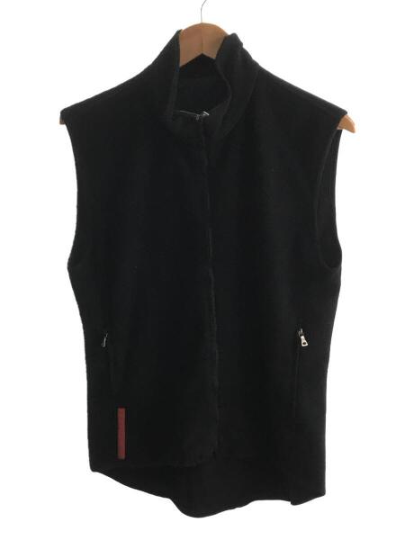 PRADA SPORT(プラダスポーツ) / フリースベスト/S/ポリエステル/BLK 