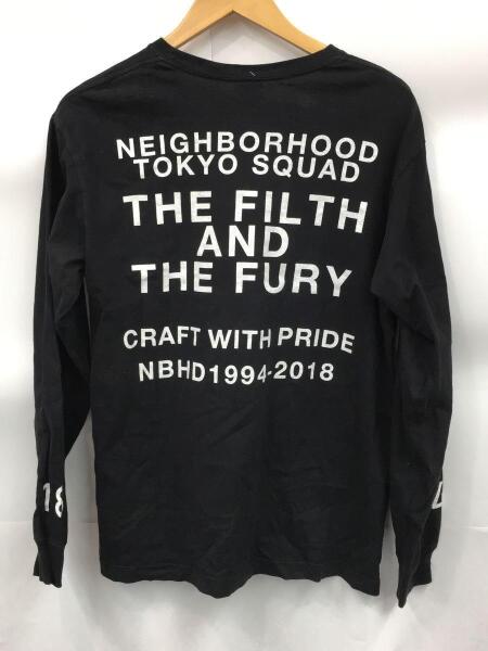 NEIGHBORHOOD(ネイバーフッド) / 長袖Tシャツ/S/コットン/BLK/スカル 