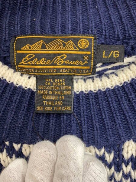EDDIE BAUER(エディーバウアー) / 80s～90s/ニット・セーター(厚手)/L 