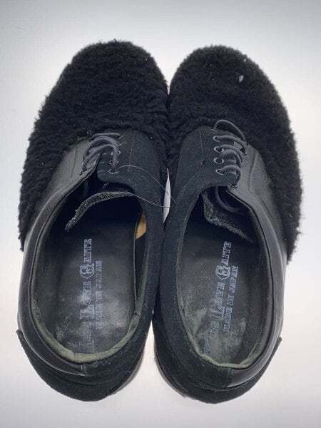 KIDS LOVE GAITE / ローカットスニーカー/UK6.5/ブラック/レザー×ボア×スウェード/AC051344 KIDS LOVE GAITE(キッズラブゲイト) / ローカットスニーカー/UK6.5