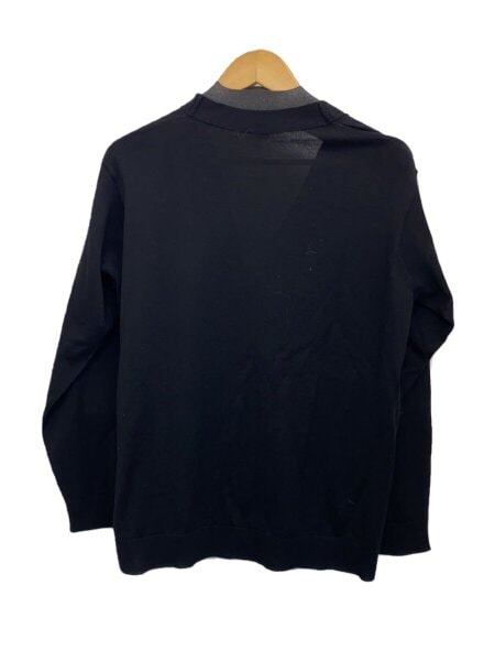 LOEWE(ロエベ) / アナグラムロゴカーディガン/S/ウール/ブラック/無地