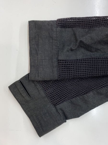 JIAN YE / 23SS/MESH　HOOD/ジップパーカー/FREE/コットン/GRY JIAN YE(ジェンイエ) / 23SS/MESH HOOD/ジップパーカー/FREE/コットン