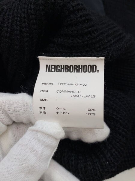 NEIGHBORHOOD(ネイバーフッド) / ニット・セーター(厚手)/L/ウール/BLK 