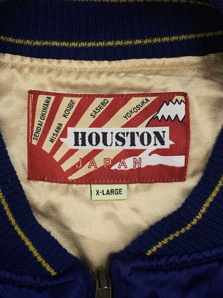 HOUSTON(ヒューストン) / スカジャン/XL/レーヨン/NVY/50457/? NULL