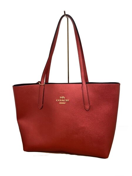 COACH(コーチ) / トートバッグ/レザー/RED// | 中古品の販売・通販なら 