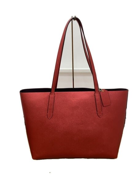 COACH(コーチ) / トートバッグ/レザー/RED// | 中古品の販売・通販なら 