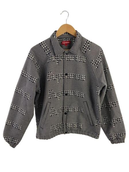 ジャケット・アウター SupremeHoundstooth Logos SnapFrontJacket Supreme Houndstooth Logos Snap Front Jacket (FW20) - $168