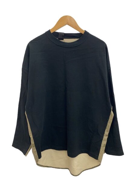 N.HOOLYWOOD(エヌハリウッド) / 長袖Tシャツ/40/コットン/BLK/総柄 