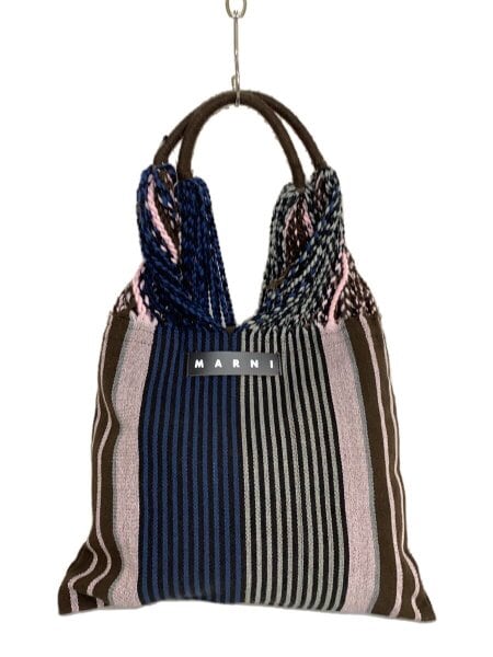 MARNI ストライプ トートバッグ