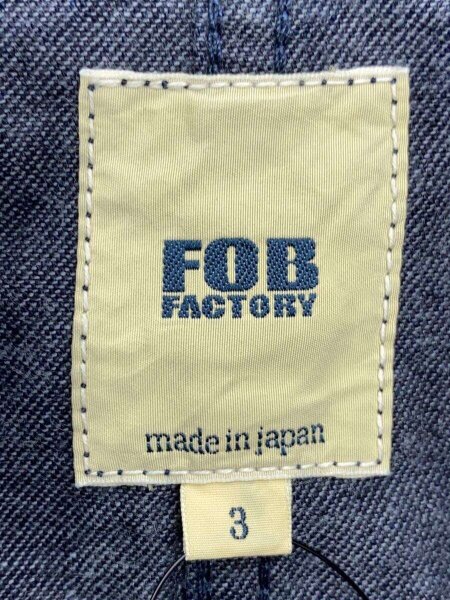 FOB FACTORY(エフオービーファクトリー) / FRENCH DENIM COAT/ステン
