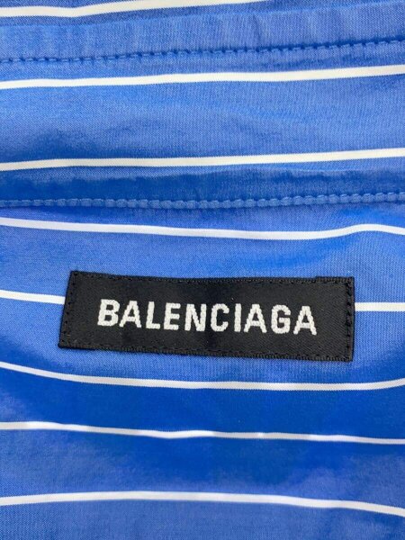 BALENCIAGA(バレンシアガ) / 19ss バックロゴプリントストライプ長袖