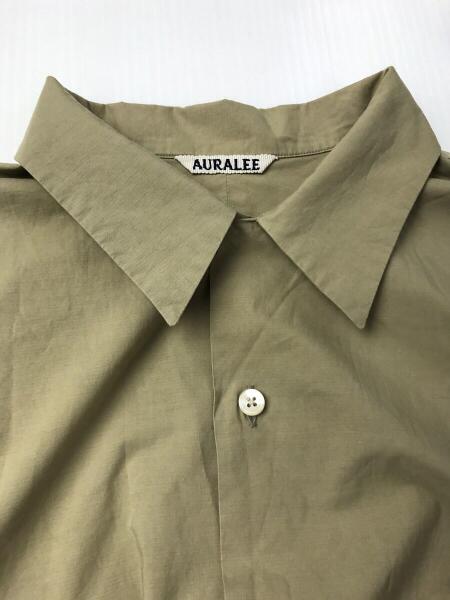 AURALEE(オーラリー) / 17ss/セルビッチウェザークロスオープンカラー 