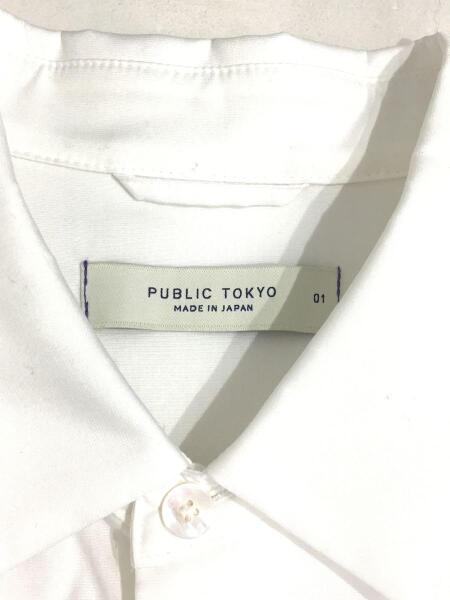 PUBLIC TOKYO(パブリックトウキョウ) / ベルテッドオーバーシャツ/半袖 