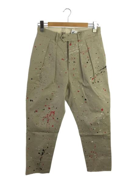 NEAT(ニート) / PAINT TAPERED CHINO/チノパンツ/44/コットン/ベージュ 