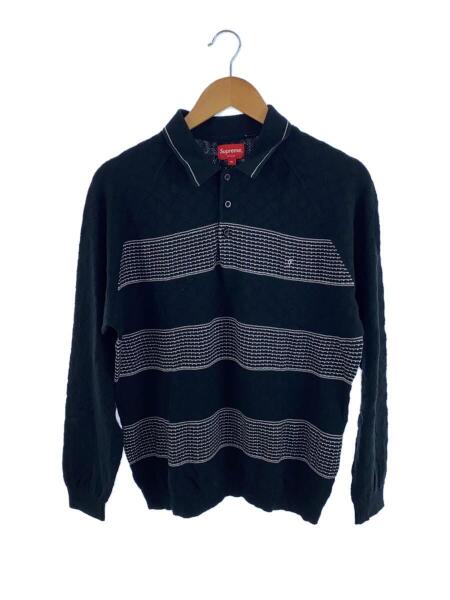 Supreme(シュプリーム) / 21AW/Knit Stripe L/S Polo/長袖ポロシャツ/M 