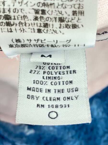 The Elder Statesman / フリースジャケット/M/コットン/マルチカラー The Elder Statesman(ジエルダーステイツマン) / フリースジャケット/M