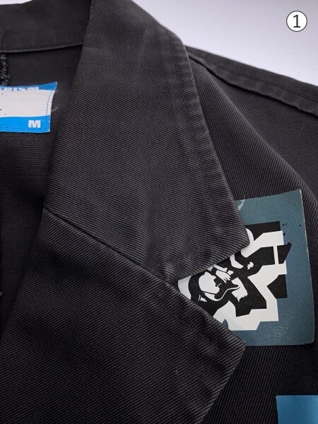 UNDERCOVERISM / 02SS/HAZE期/シールプリントジャケット/アーカイブ/M/コットン/グレー/J243// UNDERCOVERISM(アンダーカバイズム) / 02SS/HAZE期/シールプリント