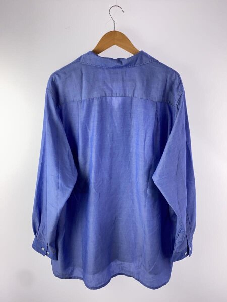 YOKE / 23SS/OPEN COLLAR SHIRT長袖シャツ/3/コットン/BLU/YK23SS0478SH YOKE(ヨーク) / 23SS/Open Collar Shirt/長袖シャツ/3/ブルー