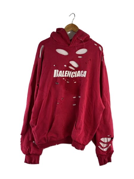 BALENCIAGA(バレンシアガ) / DESTROYED HOODIE/パーカー/S/コットン 
