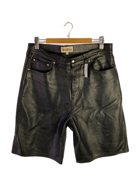 パンツ Stussy BIG OL SHORT LEATHER black 30 パンツ Stussy BIG OL SHORT LEATHER black 30 Stussy Big Ol' Leather