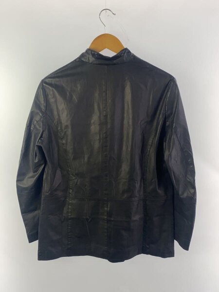 Giorgio Armani ブラックレザージャケット 48
