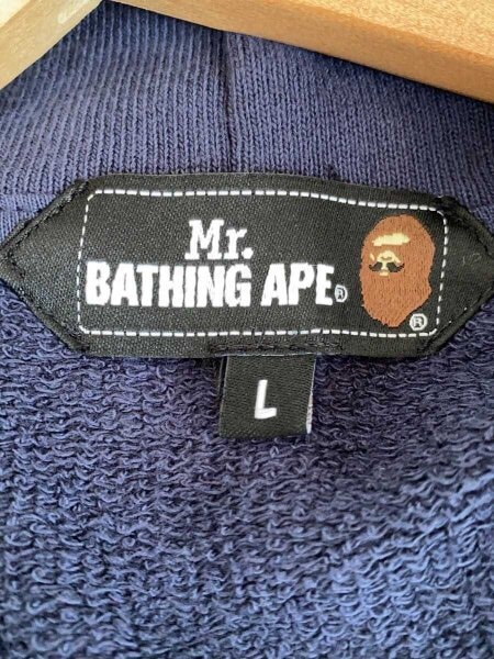 A BATHING APE(アベイシングエイプ) / パーカー/L/コットン/NVY