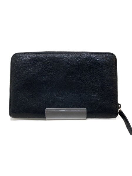 ANN DEMEULEMEESTER 長財布 ぎゅな ANN DEMEULEMEESTER ブラック長財布